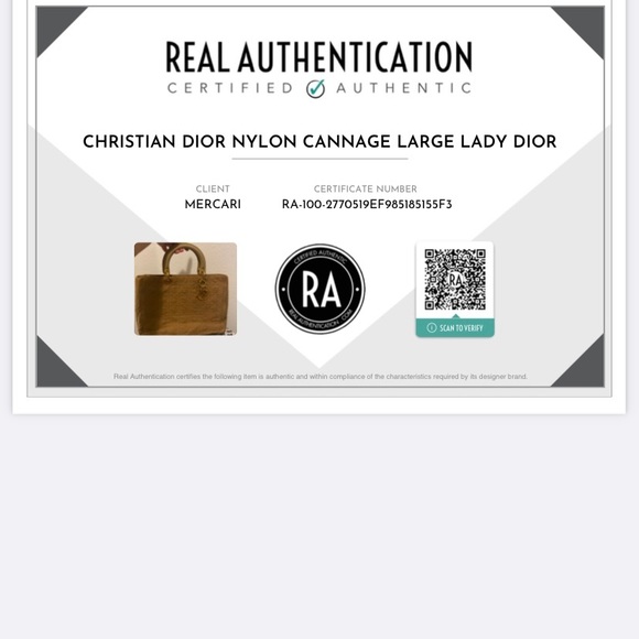 Lady Dior bag, vintage large nylon - Picture 15 of 15